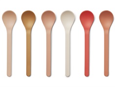Liewood tuscany rose multi mix children's spoon Erin (6-pack)